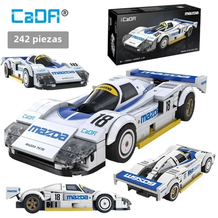Cada 1:24 Coche De Carreras Técnicas Drift C42 Modelo Deportivo Para Juegos De Construcción Bloques Ciudades Resistencia Deportiva Juguetes Para Niños Regalos - 1