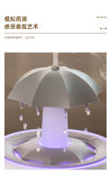 Control remoto rotación gota de agua máquina de aromaterapia humidificador oficina en el hogar escritorio luces de colores atmósfera habitación con aire acondicionado hidratación - details 4