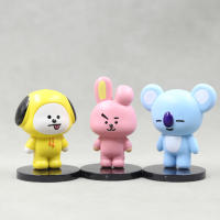 Figuras BT21 De 6cm 7pcs Mini Figura Kpop Coreana Creativas Accesorios De Escritorio Juguete Para Niños Regalo De Cumpleaños - details 4