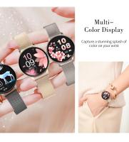 New round screen smart watch, bluetooth call, music, heart rate, weather, GPS, sport track, pedometer, waterproof, message reminder, calories, sleep, fashionable appearance, long battery life, multi-language support, personalized dials - details 9