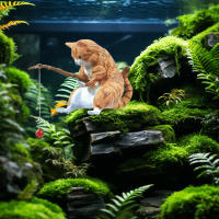 Decoraciones De Acuario De Pesca 1-5PCS Paisaje Acuático Para Tanques De Peces Accesorios De Escritorio Colgables Material PVC Estilo Moderno - details 9