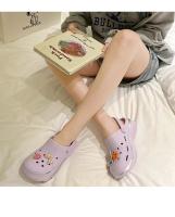 Zapatillas De Tres Maneras Para Mujer EVA Con Plataforma Cómodas Y Transpirables Zapatos De Playa Para Jardín Casa - details 8