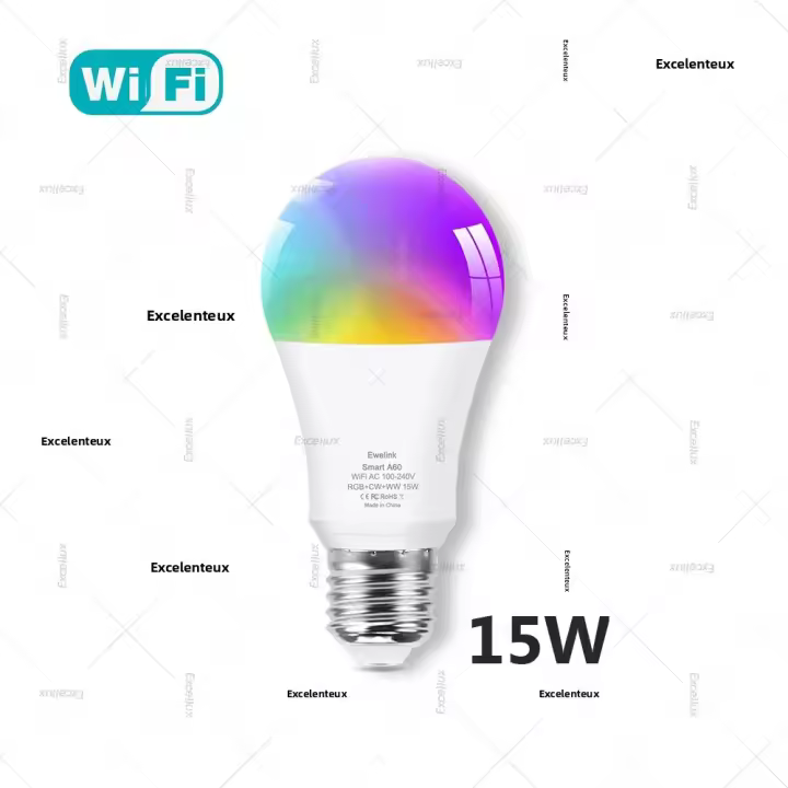 Bombilla LED Inteligente Ewelink GU10 E14 E27 Zigbee RGB C+W Dimmable Soporta Alexa Google Home Yandex Alice Luz Blanca Y Color - 1