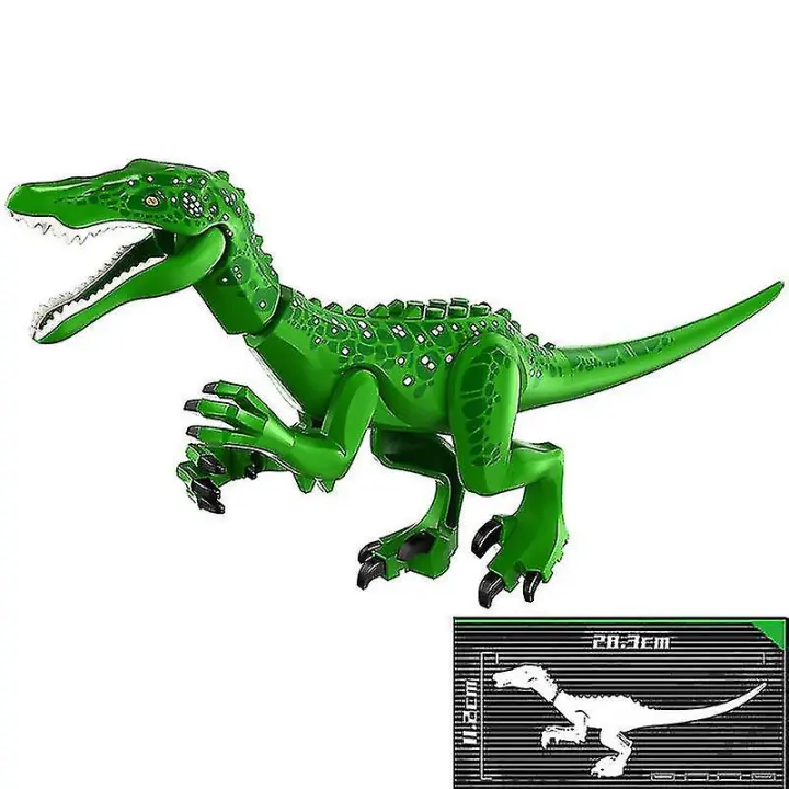 1 UNID Jurásico tamaño Grande Dinosaur bloques de construcción T-Rex Quetzalcoatlus Baryonyx figuras de Acción Niños Juguetes - 1
