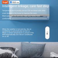 Sensor De Temperatura Y Humedad WiFi Tuya Sensor De Humedad Interior Batería Recargable Monitoreo Por APP Compatible Con Alexa Y Google Home - details 8