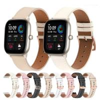 Correa De Reloj De Cuero Genuino 20mm Para Garmin Venu 2 plus SQ Vivoactive 3 3t Vivomove HR Reemplazo De Pulsera Para Reloj Inteligente - details 1