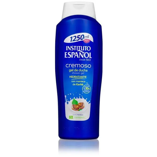 INSTITUTO ESPAÑOL Cremoso Gel de Ducha Hidratante con Manteca de Karité   1.250 ml Gel de Ducha - 1