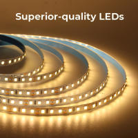 Tira LED Flexible 5M/10M DC 12V 24V SMD 2835 120LEDs/M Blanca/Calor Muy Blanca Para Decoración De Hogar Luz De Cinta Tirada - details 5