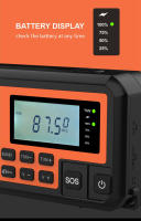 Radio De Emergencia Portátil 2025 Con Carga Solar Y Manivela 4000mAh Radio De Clima AM/FM/NOAA Alerta SOS Alarma Radio De Sobrevivencia - details 14