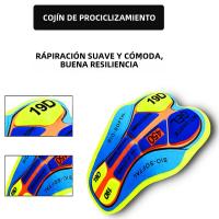 Conjunto De Ciclismo Tinkoff Saxo Bank 2024 Camiseta Transpirable Para Verano Ropa De Montaña Y Triatlón Cierre Completo Manga Corta Material Principal Poliéster - details 10