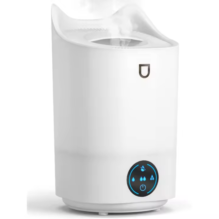 Humidificador de Silencioso para Bebes, 4L Humididiador de Aromas con 4 Modos de Niebla hasta 48 Horas, 28 dB & BPA FREE para Dormitorio, Oficina, Viajes - 1