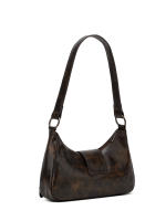 Bolso De Hombro Retro Y2K Estilo Maillard Pliegue Con Clavos Para Mujer Material PU De Moda Y Tendencia Con Cierre De Cremallera - details 3