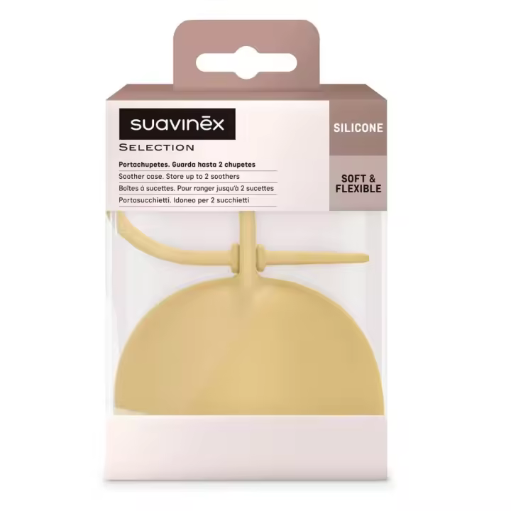 Suavinex Portachupetes para Bebés Flexible 0+m Varios colores - 1
