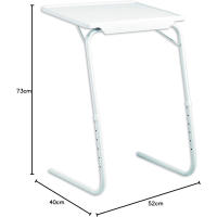 Mesita de noche, mesa pequeña móvil, dormitorio de estudiantes, escritorio simple, dormitorio, hogar, plegable, elevación, mesa de computadora perezosa - details 6