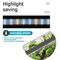 Luz LED para Acuario Lámpara de Acuario 4000K Impermeable con Soporte Extensible 6133 - details 1