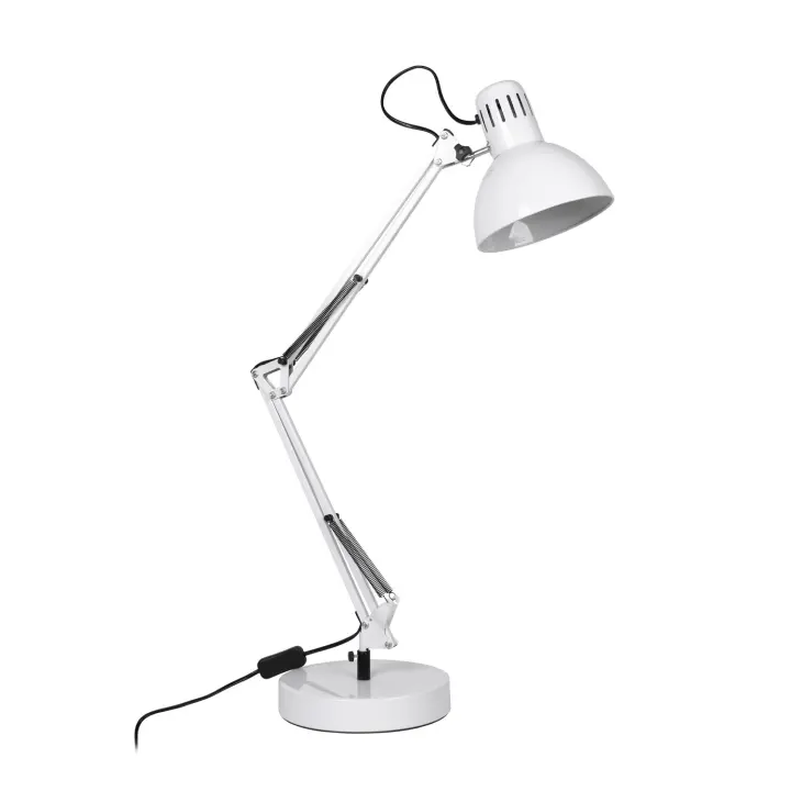 ARQUITECT Lámpara de mesa articulada 1xE27 L.20xAn.50xAl.Reg.cm Blanco - 1
