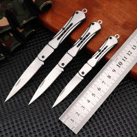 Cuchillo Plegable Multifuncional De Acero Inoxidable Resistente Y Portátil Para Exteriores Con Hoja Afilada Y Mango De Acero Inoxidable - details 0