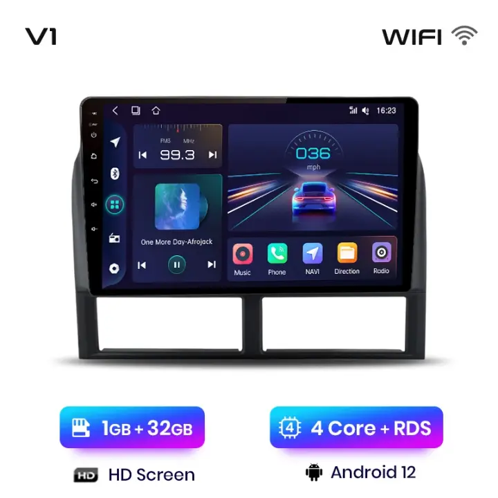 Junsun Radio Coche para Jeep Grand Cherokee II WJ 1998 1999 2000 2001 2002 2003 2004 Inalámbrico CarPlay Android Auto AI Voice 2 din Pantalla Coche Android Auto Multimedia Navegación GPS Auto radio - 1