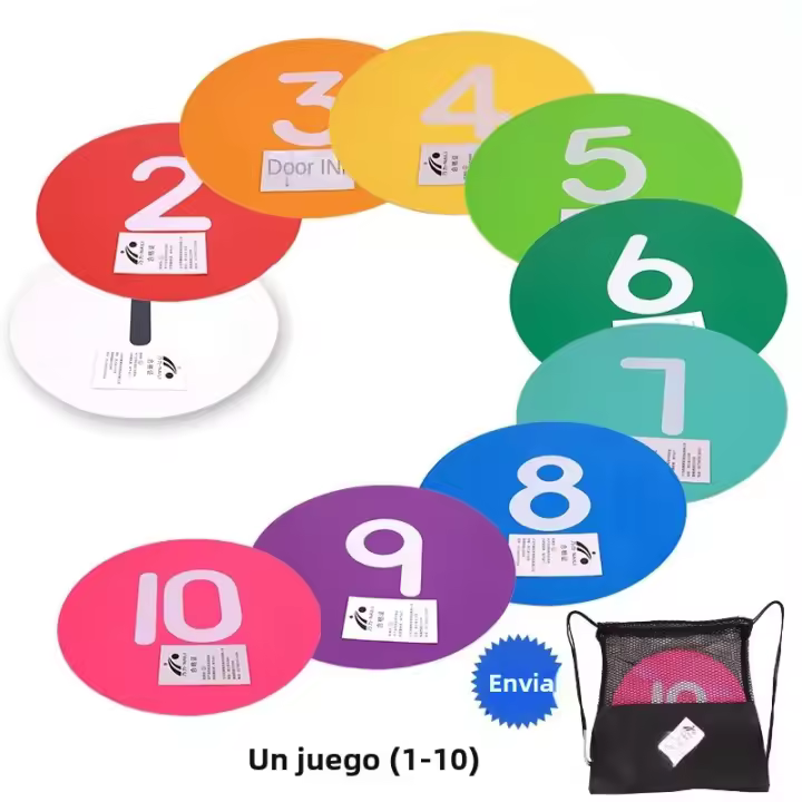 Discos De Logotipo Planos Para Entrenamiento De Agilidad De Fútbol 30cm Marcadores De Obstáculos De Sociedad Deportiva Material TPE - 1