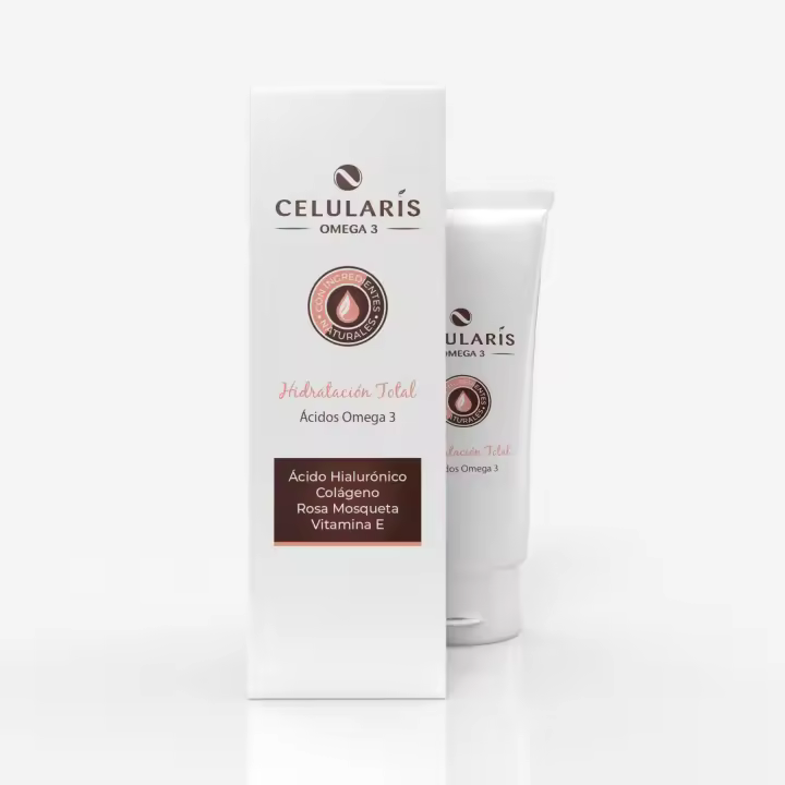 Celularis Omega 3 crema 100 ml Margan Biotech ÁCIDO HIALURÓNICO  DHA   COLÁGENO  ROSA MOSQUETA  VITAMINA E - 1