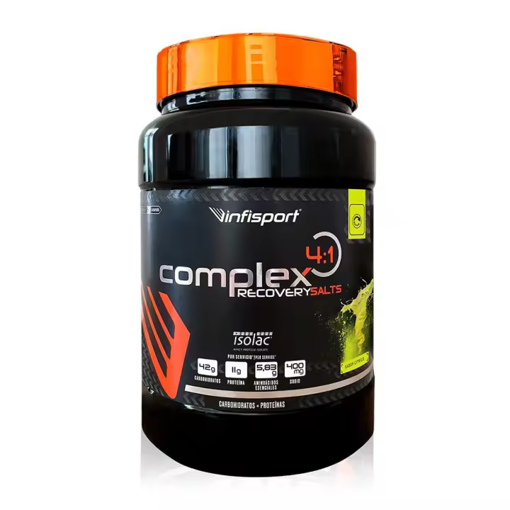 InfiSport - Complex 4:1 Recovery 1,2 kg - Carbohidratos y Proteínas - Sabor: cítrico - 1