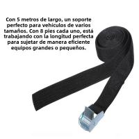 Cinta De Amarre De Coche 5M*25mm Con Mango De Ratcheteo Correa De Carga Para Automóvil Y Envío De Paquetes Con Hebilla De Cam - details 7