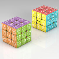 Cubo Mágico 3x3x3 Educativo Para Niños Elemento Químico Físico Con Base Juguete Inteligente Para Desarrollar Habilidades Matemáticas Y Lógicas Regalo Ideal Para Niños Mayores De 6 Años - details 2