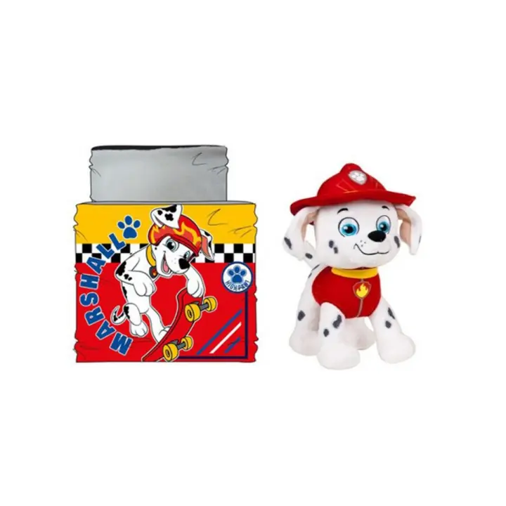 SET PERRITO DE PAW PATROL PELUCHE 20CM CON BRAGA DE CUELLO - 1