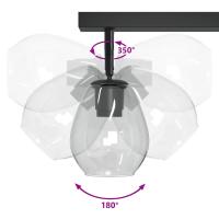 Lámparas de Techo vidaXL con Pantalla de Vidrio Ajustable Antracita E27 - details 6
