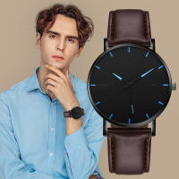 Reloj De Lujo Para Hombres Y Mujeres Reloj De Cuarzo Con Dial De Acero Inoxidable Diseño Casual Nuevo 2024 Correa De Cuero - details 21