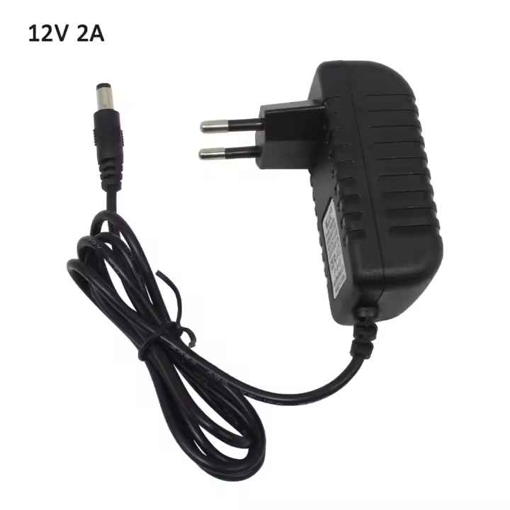 Adaptador De Energía 12V 2A 3A Transformador De Iluminación Para Tiras LED Y Cámara CCTV 220V AC a 12V DC Plástico Certificado - 1