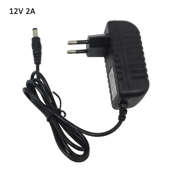 Adaptador De Energía 12V 2A 3A Transformador De Iluminación Para Tiras LED Y Cámara CCTV 220V AC a 12V DC Plástico Certificado - 1