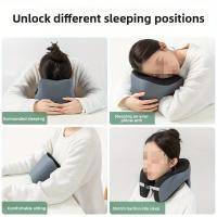 Almohada De Viaje En Forma De U De Espuma De Memoria Soporte Cervical Para Descanso Del Cuello Almohada Portátil VRZONE - details 2