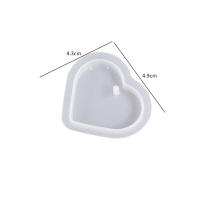 Molde De Silicona Para Llavero Creativo Pendiente Redondo Y Corazón Para Hacer Joyas DIY Epoxy Resina Molde De Casting Decorativo - details 8