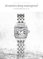 Reloj De Cuarzo Para Mujer Ultrafino De Acero Inoxidable Estilo Fashion Y Casual Resistente Al Agua Con Manos Luminosas Y Dial Circular - details 10