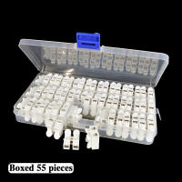 Conector Rápido De Cable CH-2 2Pin Con Resorte 55pcs Sin Soldadura Ni Tornillos Terminal De Clavija Para Tiras LED Fácil Instalación - details 2