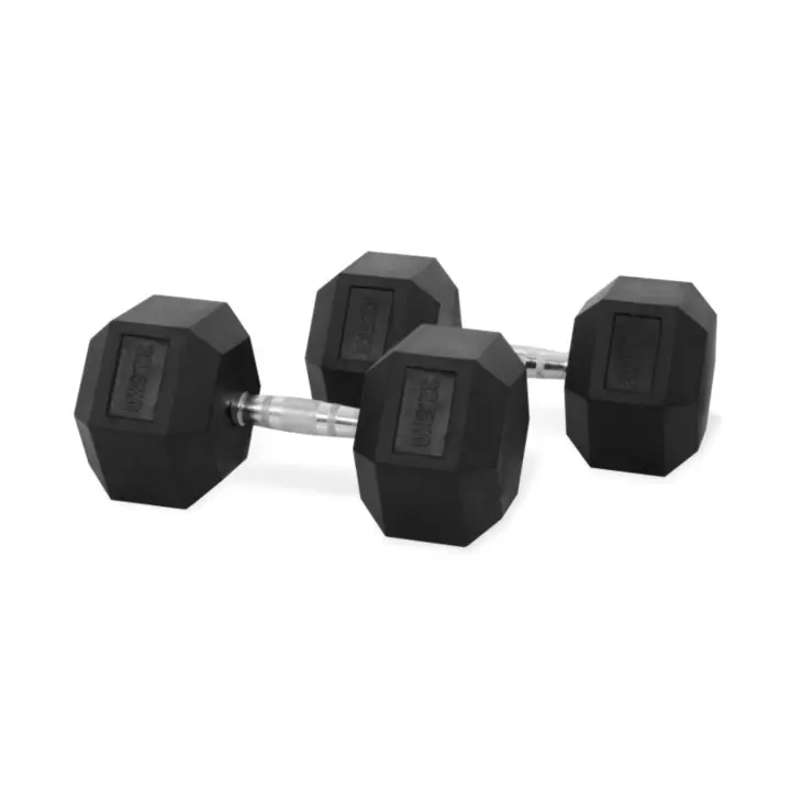 OZIO FITNESS 2 Mancuernas Hexagonales de 32,5 kg (Par) Fitness Musculación - 1