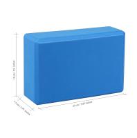 2 bloques de yoga, ladrillos de gimnasio de alta densidad Eva Foam-cómodos ladrillos de Yoga de fitness, antideslizantes, ligeros (azul) - details 0