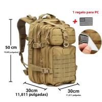Mochila táctica militar de gran capacidad de 50L para hombre, mochila suave 3P impermeable para exteriores, mochila para insectos, senderismo, Camping y caza, GenericA - details 2