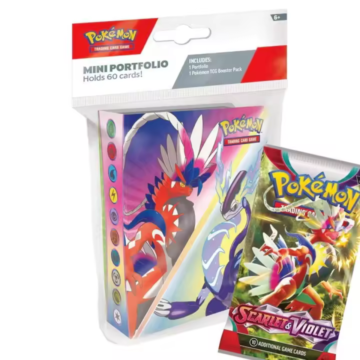 Mini Portafolio + Sobre Escarlata y Purpura - Inglés - Cartas Pokemon Originales Tcg - 1