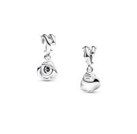 PANDORA Colgante de rosa floreciente con diseño de tallo de flor, elegante y avanzado, con cuentas de bricolaje, regalo de cumpleaños para novia, talla única 793213C00 - details 0