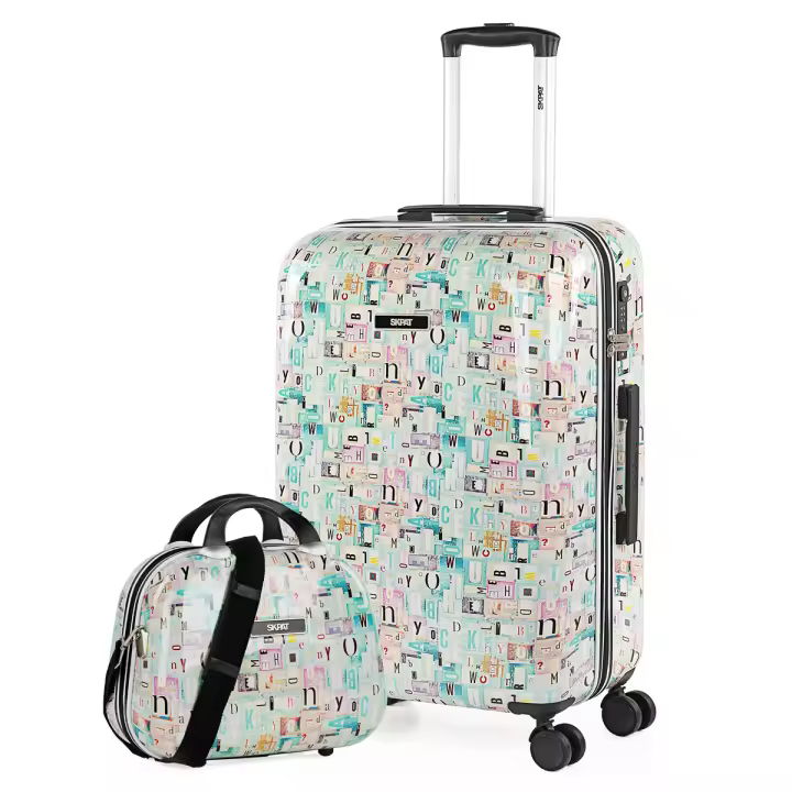 Skpat - Juego Maletas De Viaje - Maleta Mediana Y Maleta De Cabina - Maleta Infantil Niña. Set Maletas De Viaje Ligeras. Maleta Niña Con Ruedas Y Candado TSA 133360B - 1