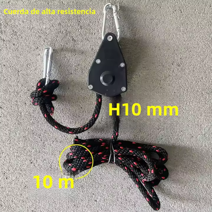 Correa De Tiedown De 10mm Para Acampar Y Navegación Ropa De Pulley Ratchets Para Canoa Y Barco Herramienta De Cuerpo De Barco Y Stern - 1