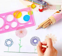 Juego De Dibujo Spirograph Geométrico Para Niños Y Niñas Herramienta Creativa De Arte Y Manualidades Con Plantillas De Ruler Regalo Educativo Para Edades 3-12 Años - details 2