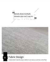Carpetas Nórdicas De Sintética Modernas Para Sala De Estar Y Dormitorio Alfombra De Piso Con Estilo Europeo Suave Y Lujosa Para Sofá Mesa De Café Cama - details 6