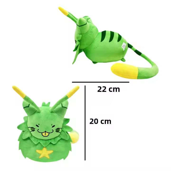 Nueva Peluche Gnarpy Descubierta En La Internet Juguete De Peluche Verde Gato Alienígena Para Niños Regalo De Juguetes De Algodón PP - 1