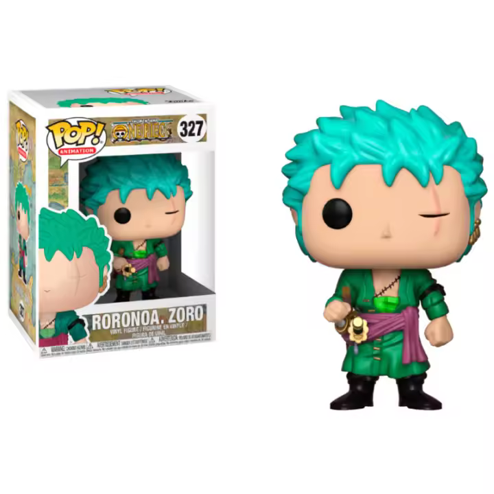 Funko POP! Animation: One Piece - Roronoa Zoro - Figuras Miniaturas Coleccionables Para Exhibición - Idea De Regalo - Mercancía Oficial - Juguetes Para Niños Y Adultos - Fans De Anime - Mr Popye - 1