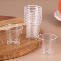 50Pcs Copas De Postre Mini Desechables De 30ML En Plástico Transparente Para Fiestas De Cumpleaños Picnics Y Prueba De Comida En La Cocina - details 3