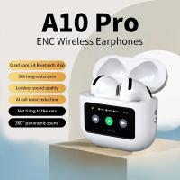 A10 pro Auriculares Inalámbricos Bluetooth 5.3 Con Cancelación De Ruido ANC Pantalla Táctil Deportivos Y De Juego Impermeables Con Microfono Y App - details 2