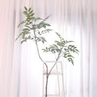 Planta Artificial De Bambú Grande 110cm Con Hojas De Nandina Verdes Falsas Para Decoración De Jardín Y Hogar Disponible En Tienda En Línea - details 3
